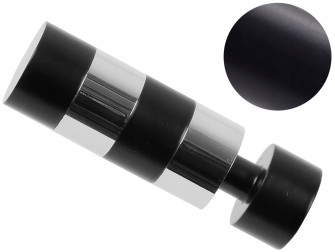 19 mm MILANO zakończenie do karnisza CZARNY MAT